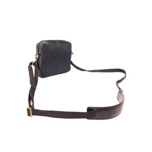 Gucci bag Black canvas monogram crossbody